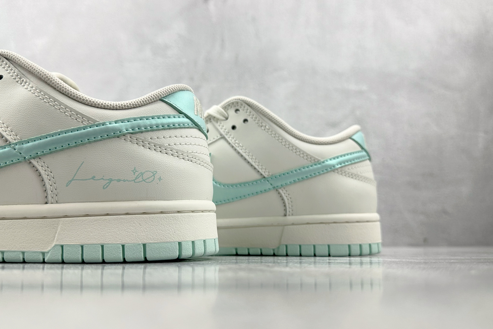 图片[8]-YC特价【定制球鞋】Nike Dunk 薄荷曼波 米白绿 货号：WC0212 017 尺码：35.5 36 36.5 37 38.5 39 40-选品中心