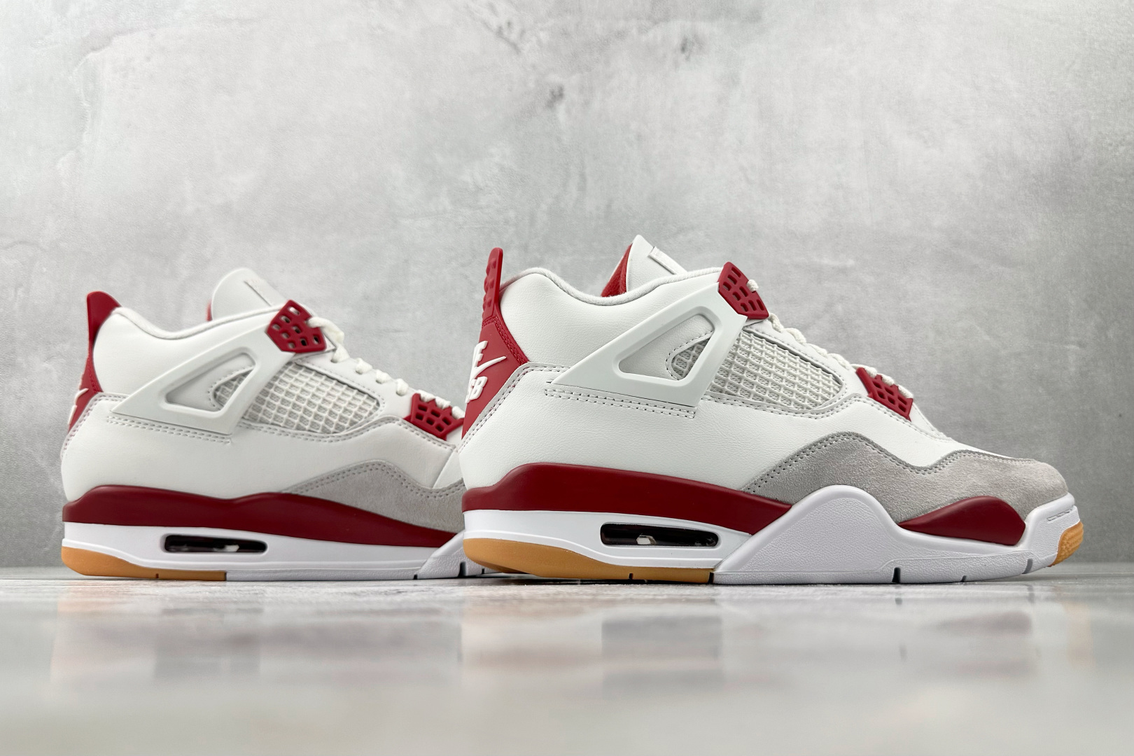 口碑神作 Nike SB x Jordan Air Jordan 4 ”Varsity Red”联名款 白红 DR5415-106