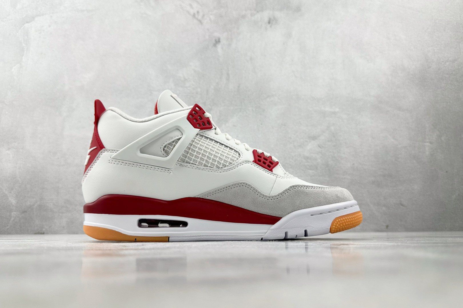 口碑神作 Nike SB x Jordan Air Jordan 4 ”Varsity Red”联名款 白红 DR5415-106