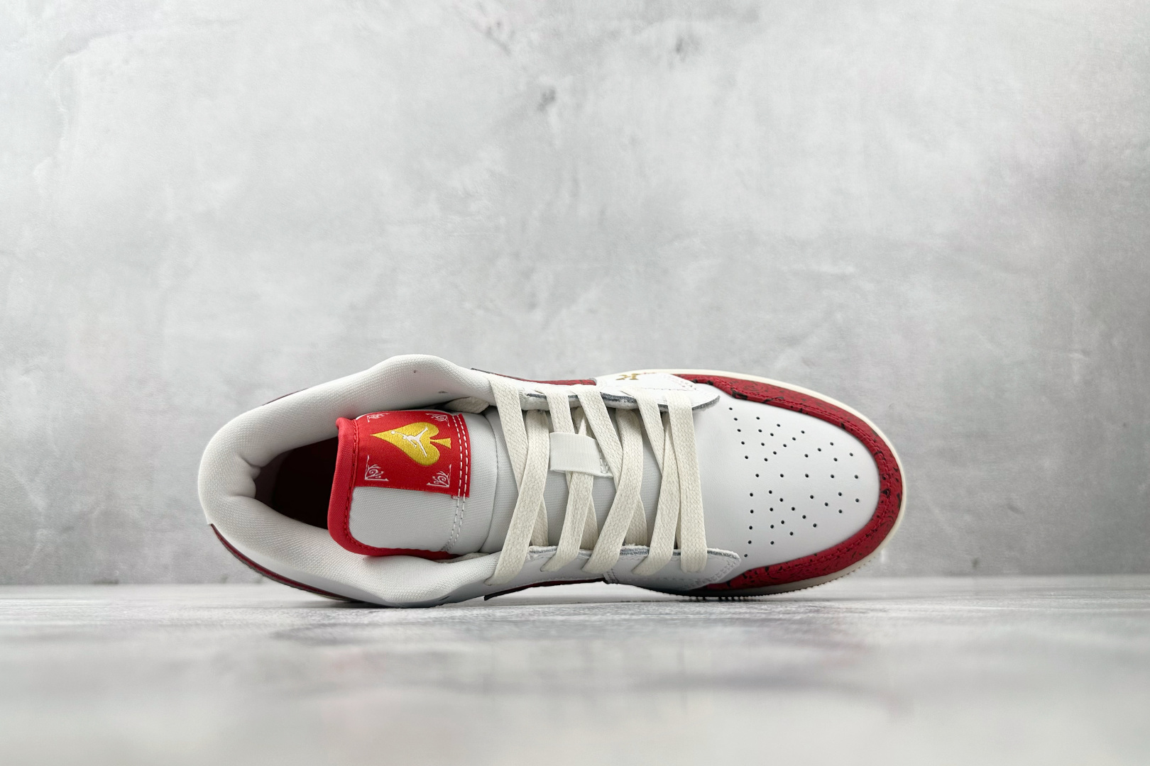 Jordan Air Jordan 1 Low SE FI ”Spades” Black Jack 白红金 DJ5185-100 Jordan Air Jordan 1 Low SE FI ”Spades” Black Jack 白红金 DJ5185-100