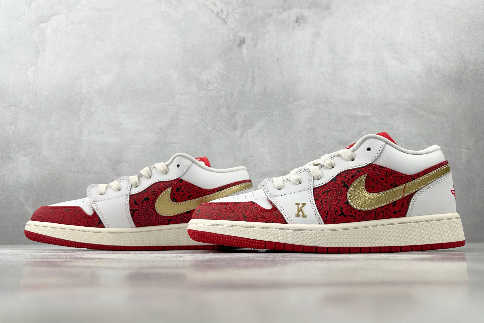 Jordan Air Jordan 1 Low SE FI ”Spades” Black Jack 白红金 DJ5185-100 Jordan Air Jordan 1 Low SE FI ”Spades” Black Jack 白红金 DJ5185-100