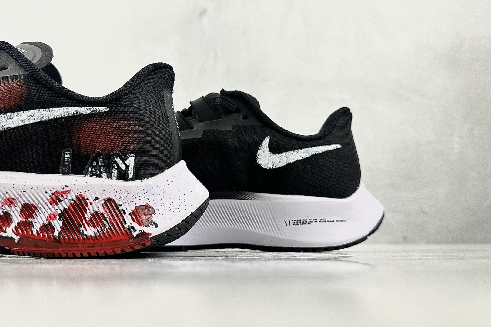 定制球鞋 Nike Pegasus 37 虐杀原形 黑色 BQ9647-002