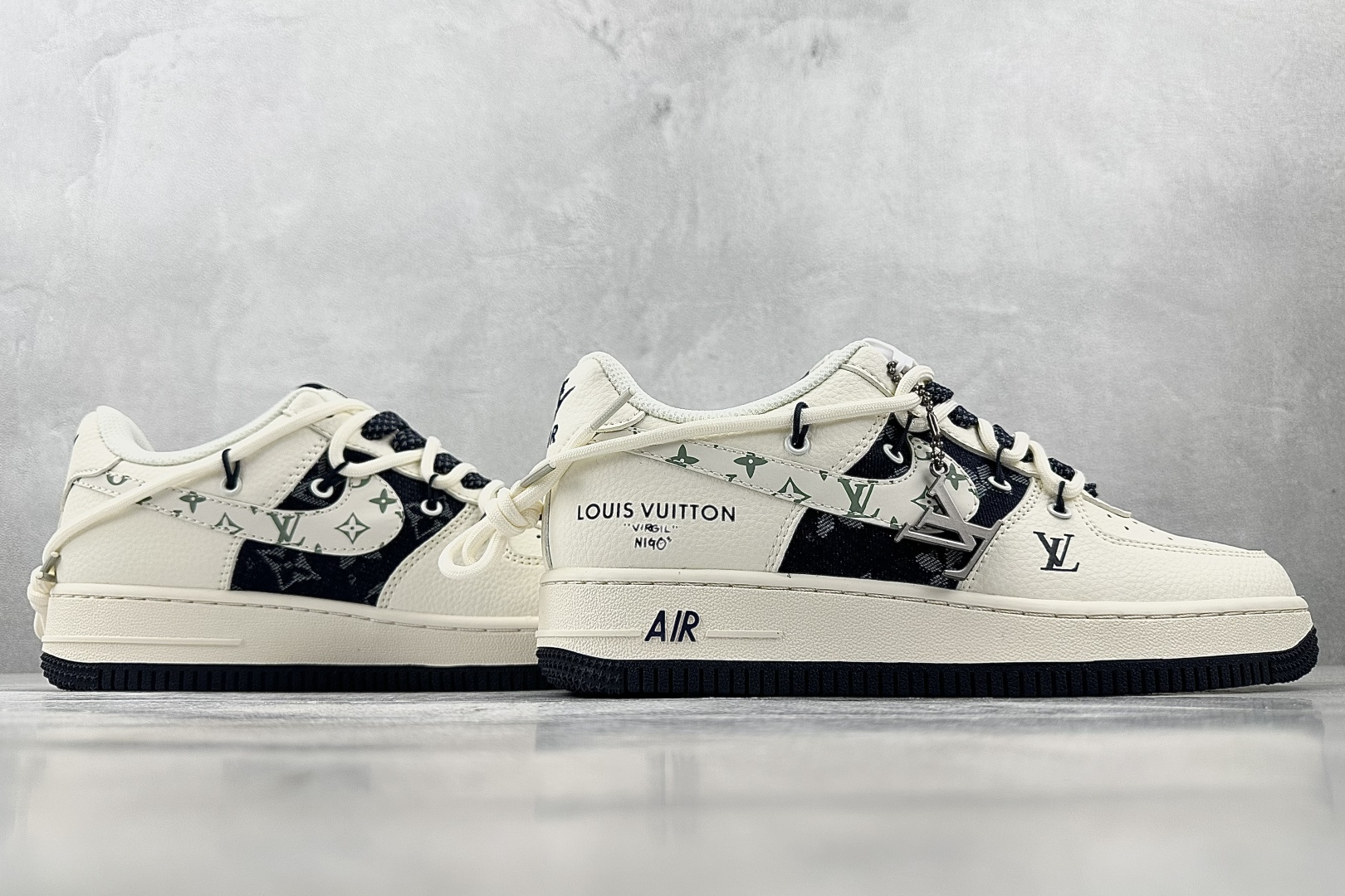 Nike Air Force 1'07 LV 联名 米白黑 DM6868-098-莆田鞋,莆田鞋货源,高仿鞋,高仿鞋货源,安福档口,莆田高仿鞋,莆田鞋批发,高仿鞋批发,莆田高仿运动鞋,高仿运动鞋,莆田运动鞋 Nike Air Force 1'07 LV 联名 米白黑 DM6868-098