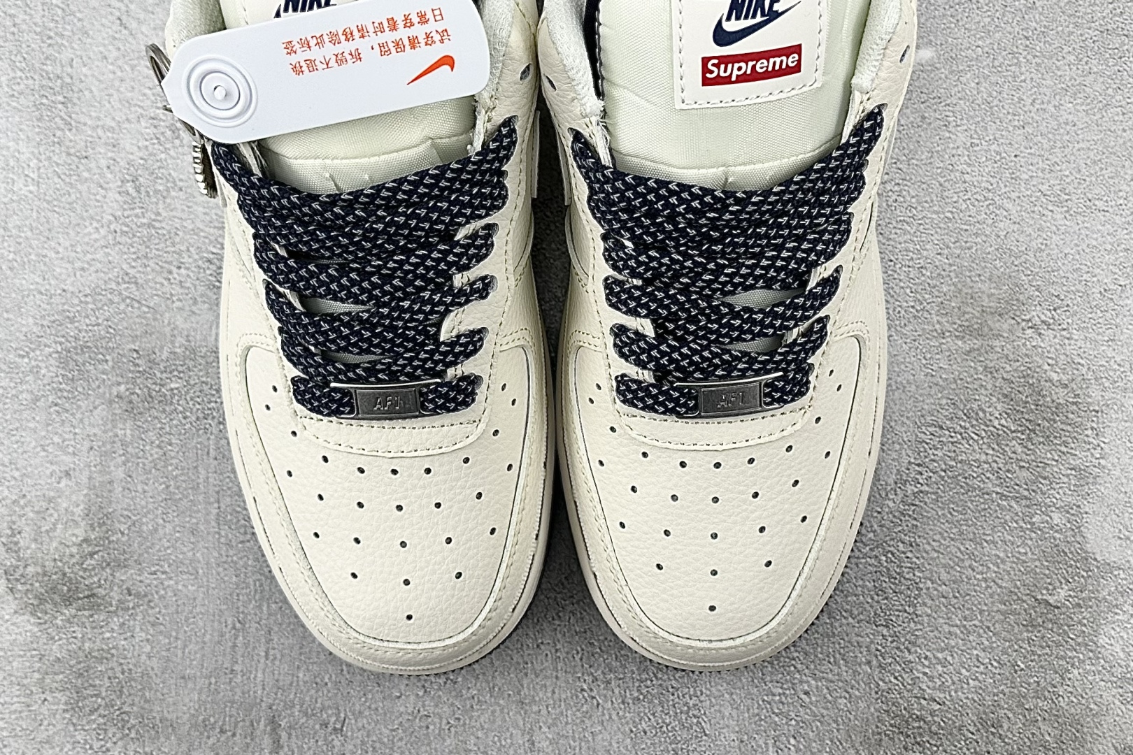 Nike Air Force 1'07 Supreme 联名 米白黑 XX3168-203