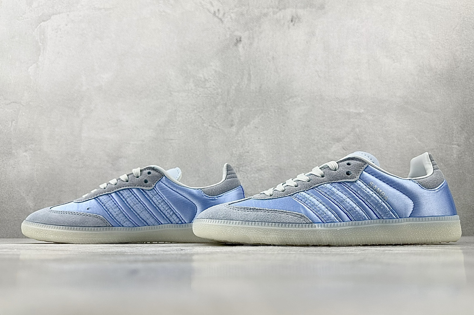 adidas originals SAMBA Satin Shoes蓝色 HQ5160