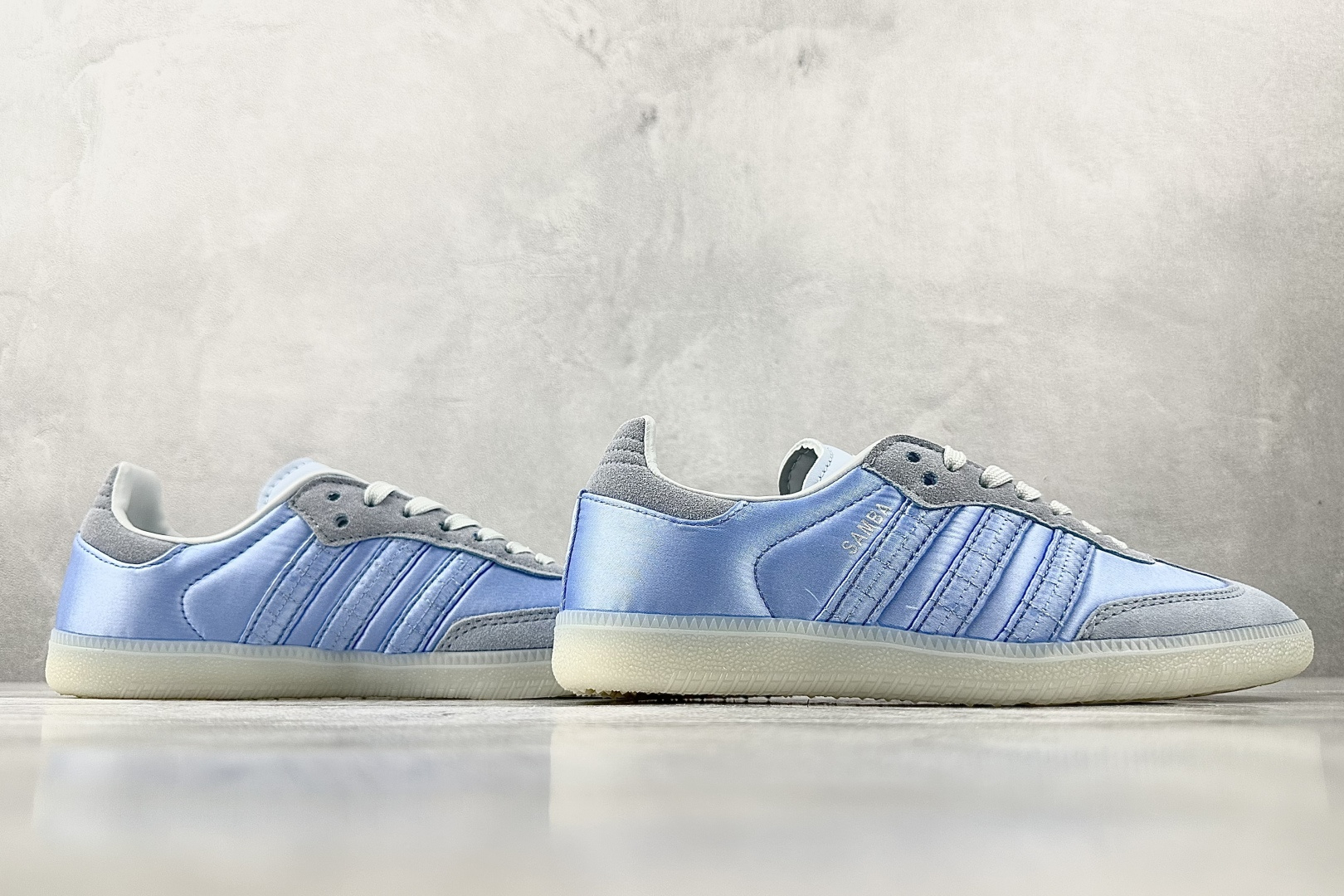 adidas originals SAMBA Satin Shoes蓝色 HQ5160