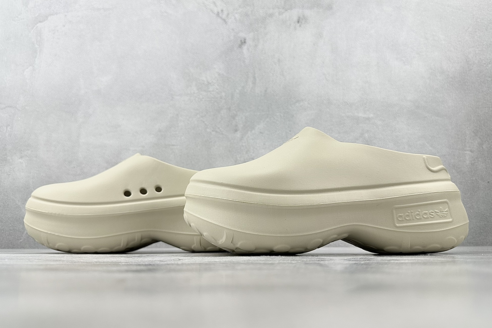 大厂出品 adidas originals AdiFOM Stan Smith Mule 米色 IH3361