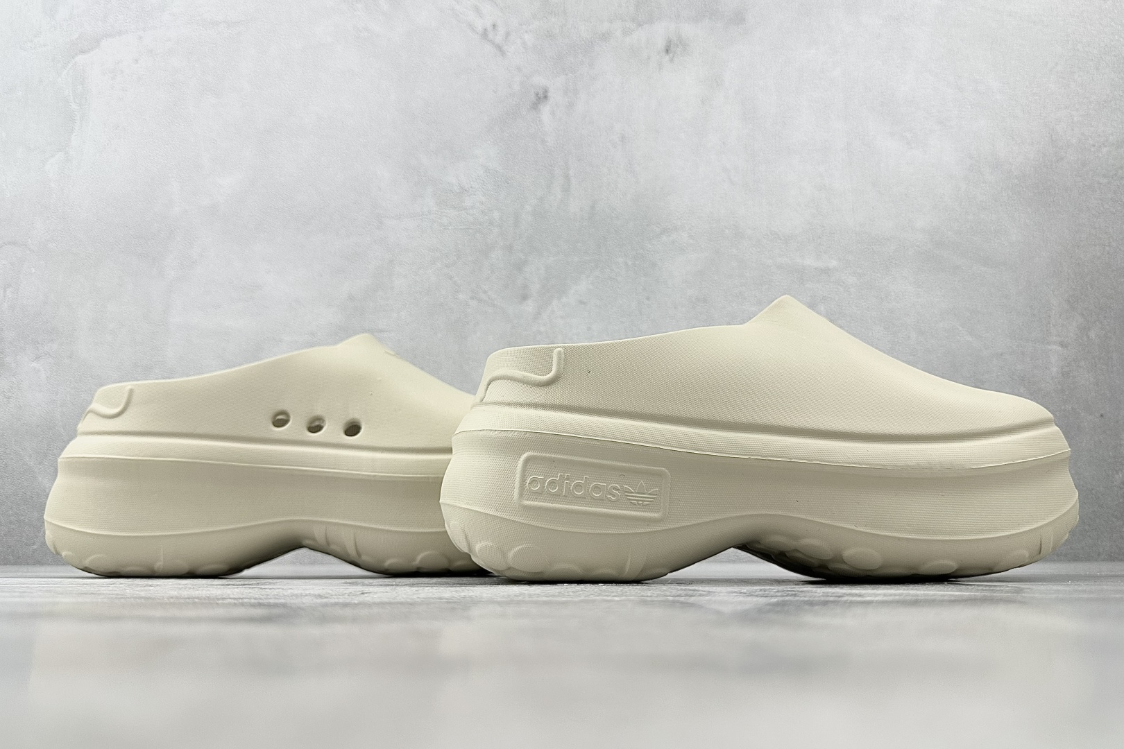 大厂出品 adidas originals AdiFOM Stan Smith Mule 米色 IH3361