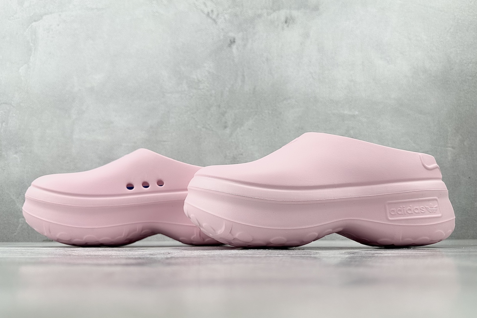 大厂出品 adidas originals AdiFOM Stan Smith Mule 粉色 IE0480