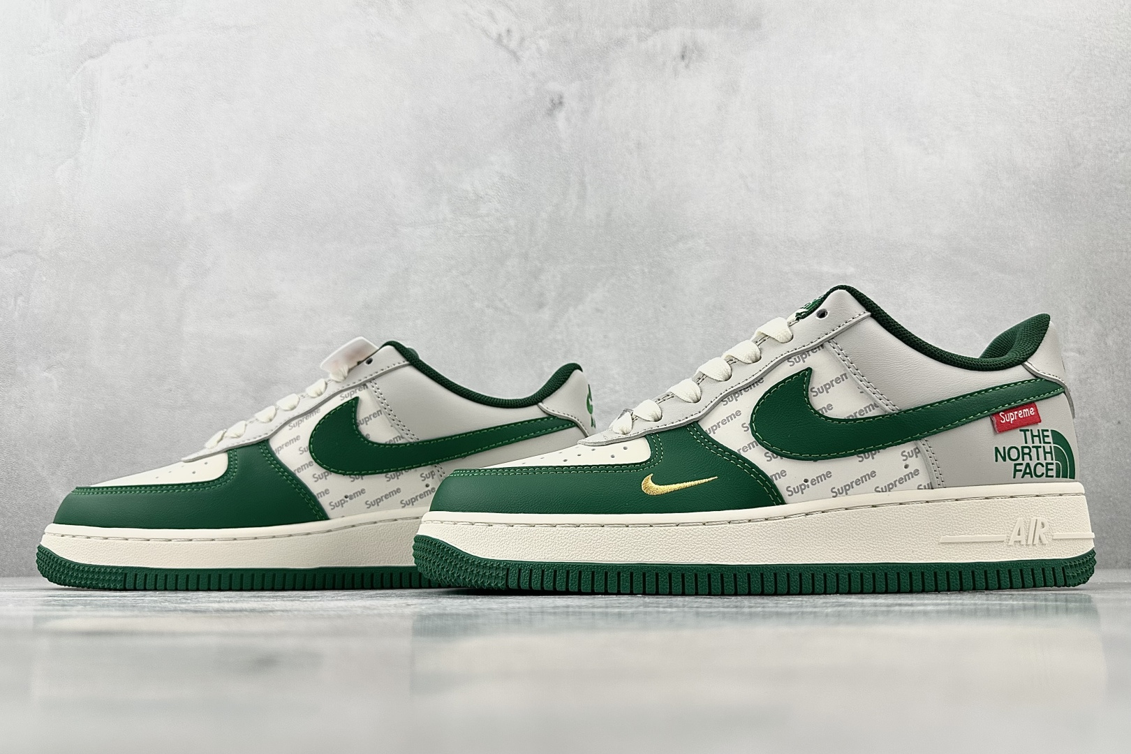 Nike Air Force 1'07 北面 联名 绿白灰 ZH2598-321