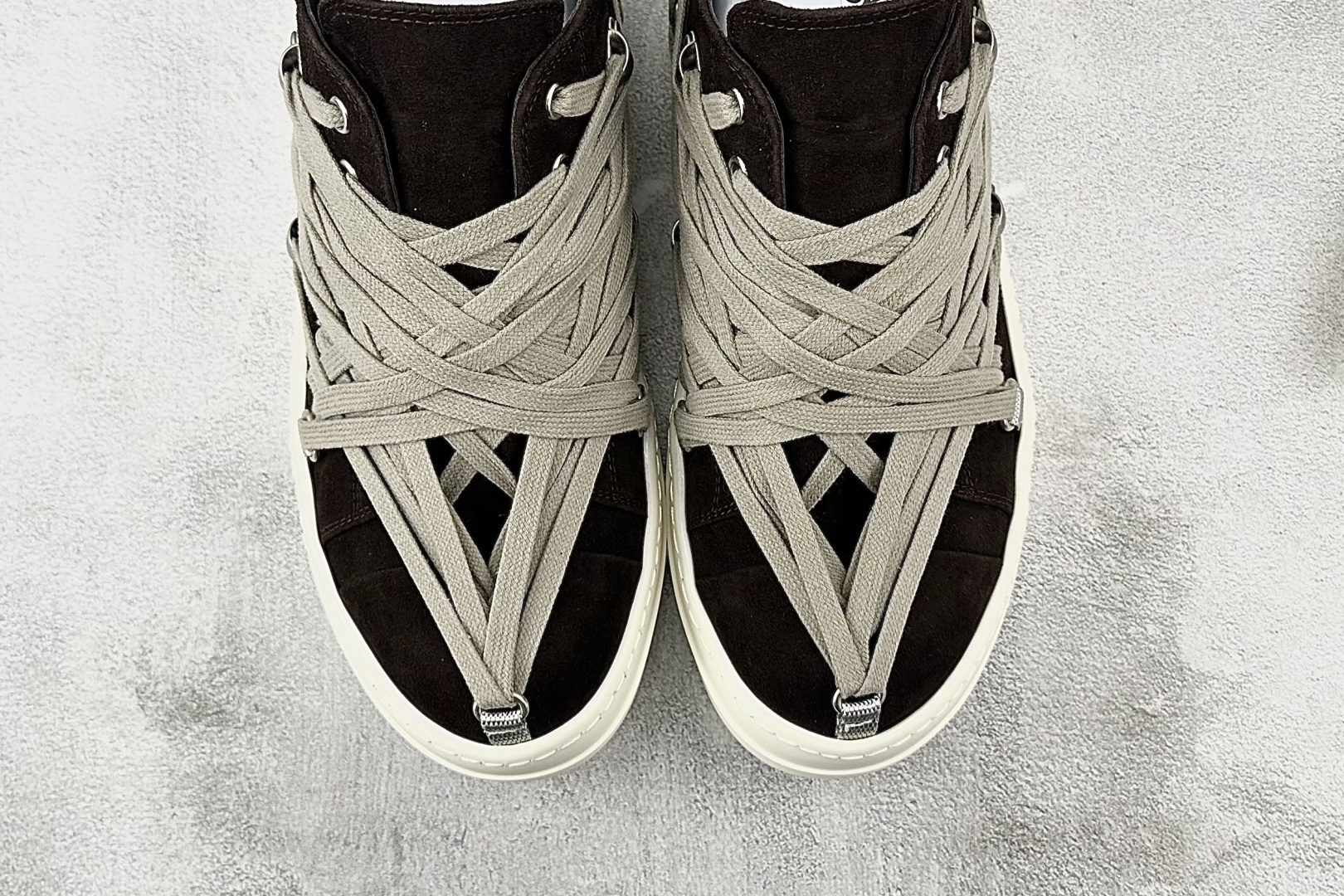 RICK OWENS/RO Megalace 棕色 RU01E5886LVSW1-141