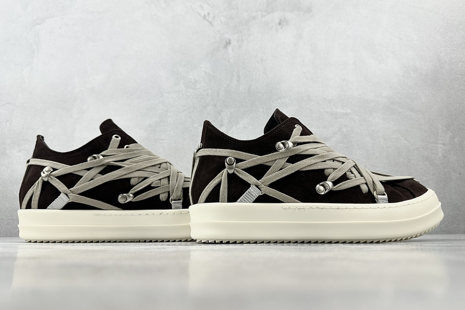 RICK OWENS/RO Megalace 棕色 RU01E5886LVSW1-141