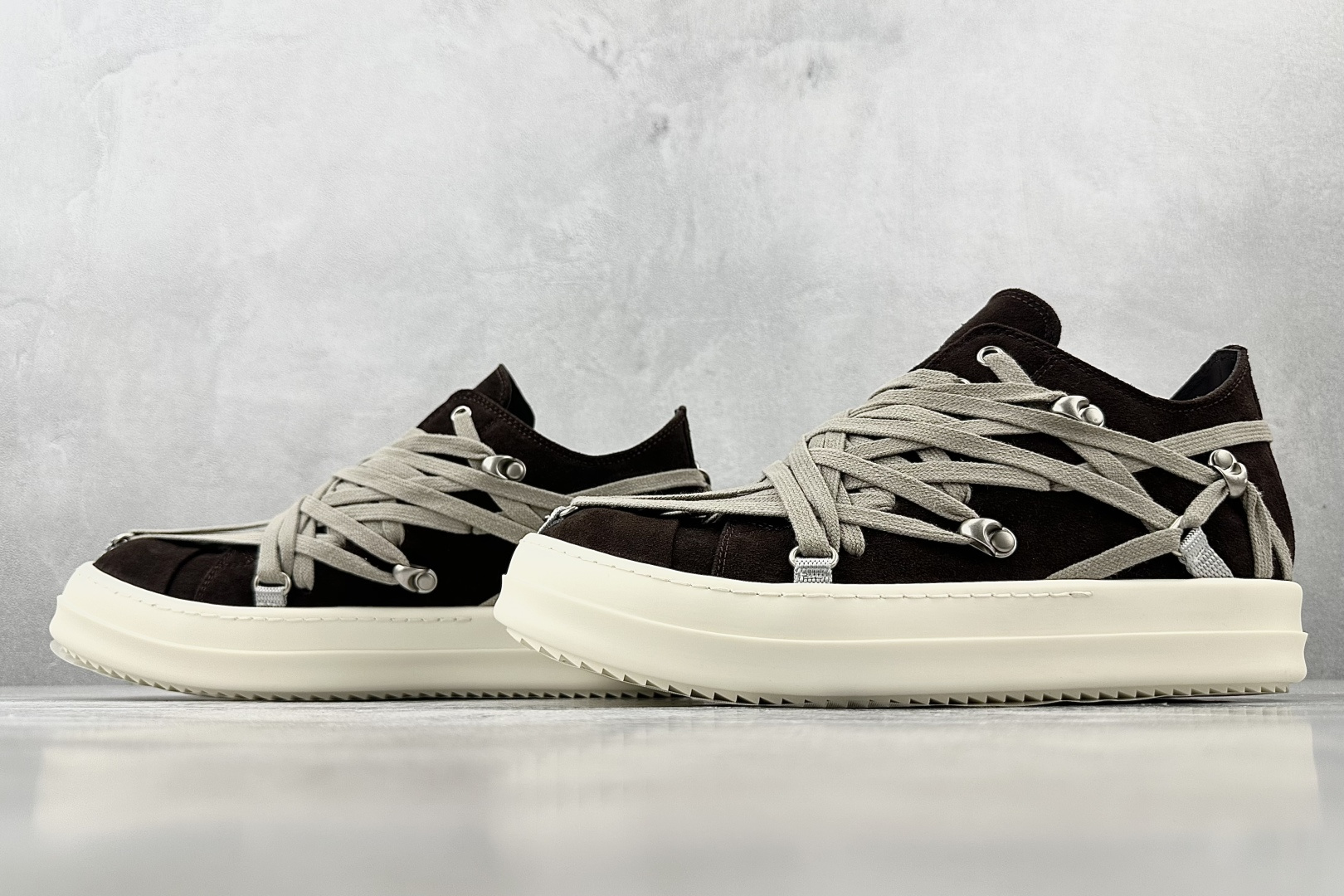 RICK OWENS/RO Megalace 棕色 RU01E5886LVSW1-141