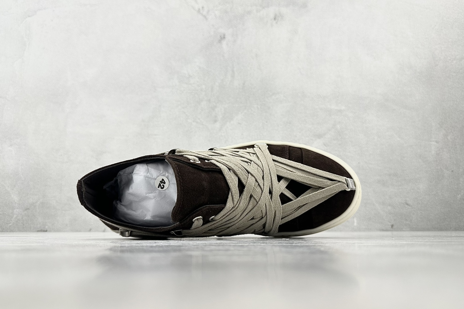 RICK OWENS/RO Megalace 棕色 RU01E5886LVSW1-141