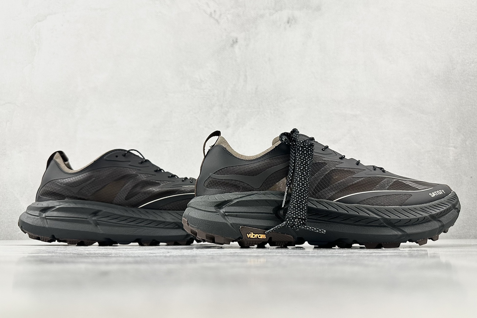 TC 纯原 
Satisfy x HOKA ONE ONE Mafate Speed 4 黑色

货号：
