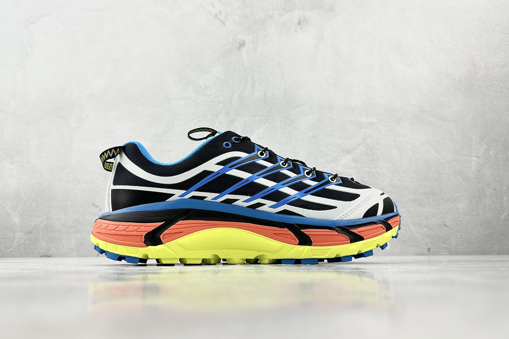 HOKA ONE ONE Mafate Three 2 黑蓝橙 1141572-BDVB