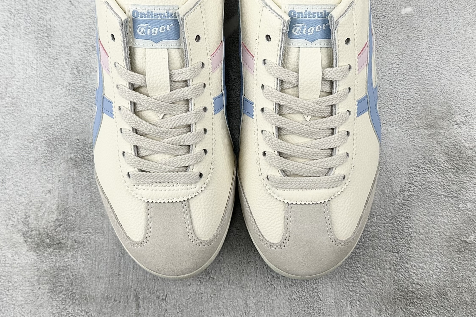 渠道特供 Onitsuka Tiger鬼塚虎 MEXICO 66 米白浅蓝 1183B771-116