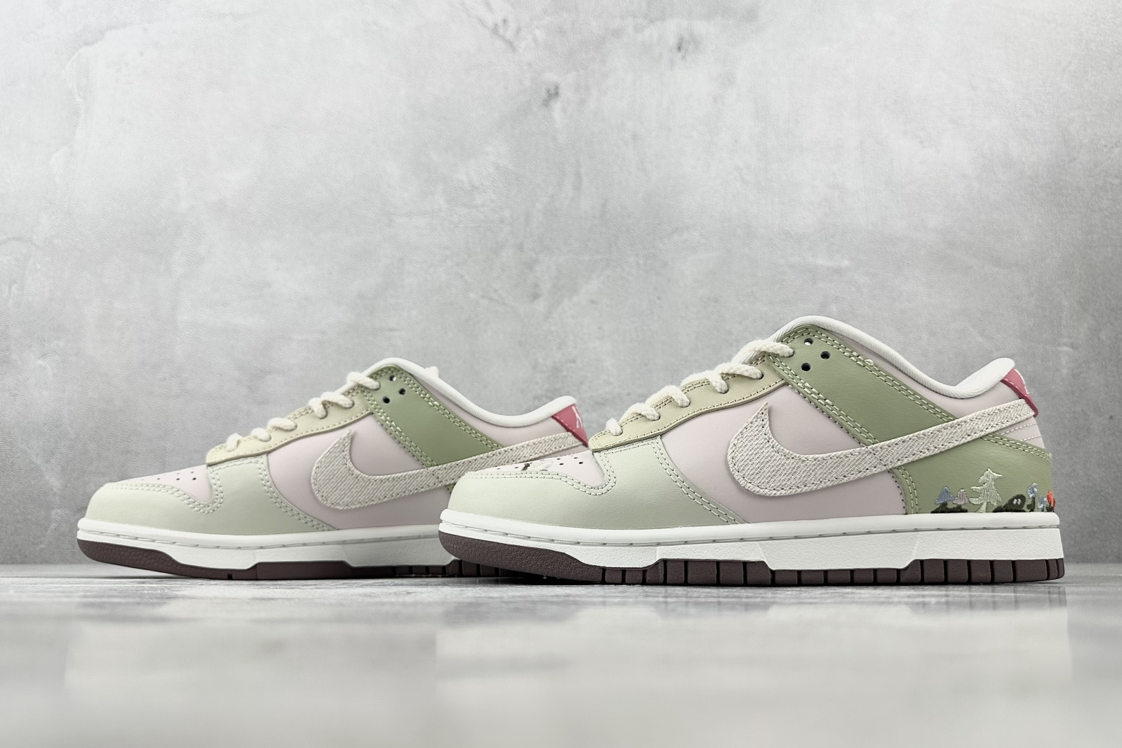 Nike Dunk Low Mushroom 绿粉 IB8876-661