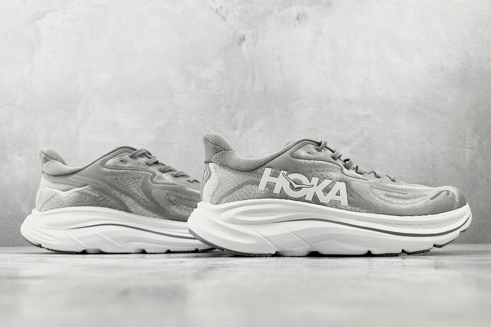 HOKA ONE ONE CLIFTON 10 灰色 1162030-STLLR