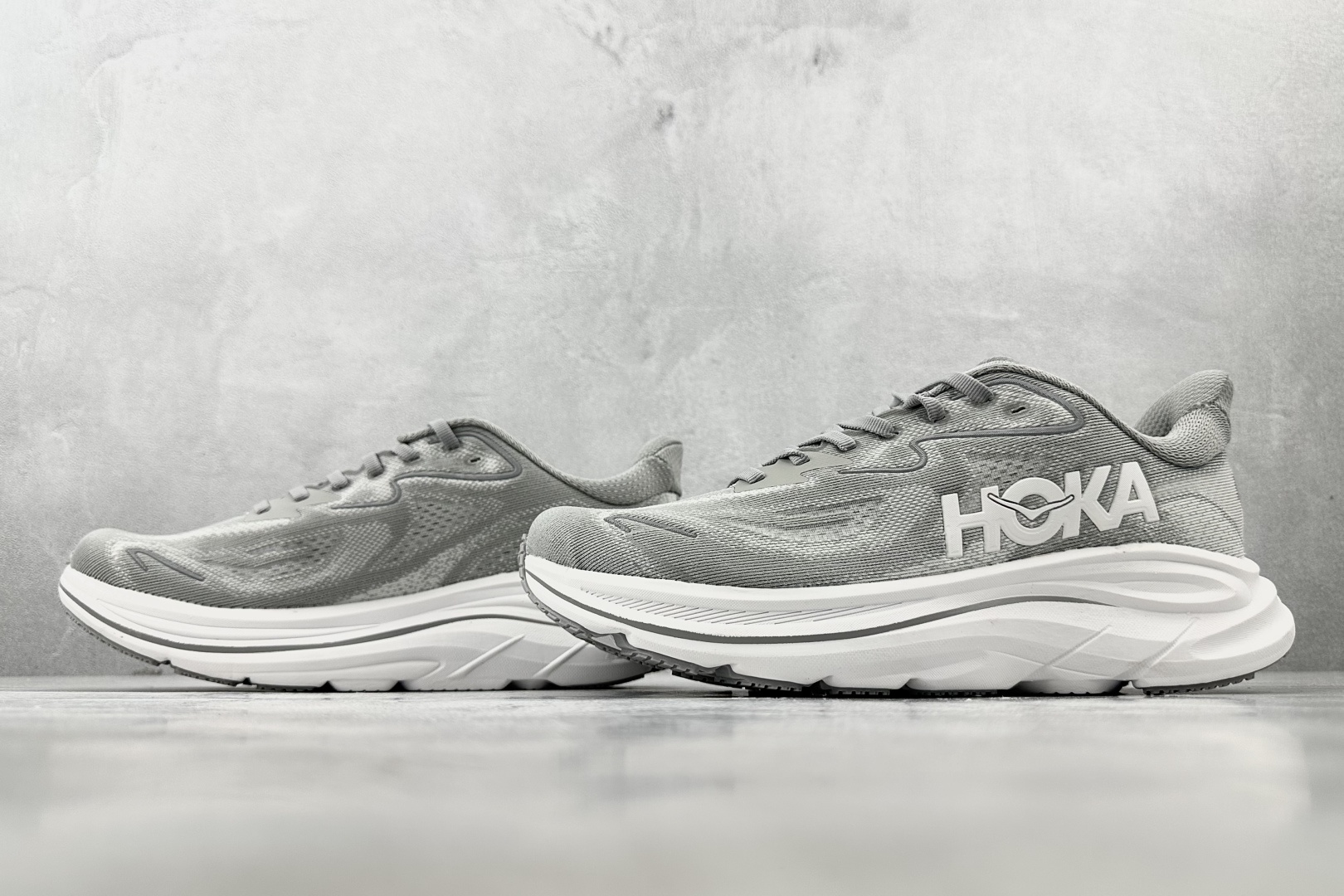 HOKA ONE ONE CLIFTON 10 灰色 1162030-STLLR