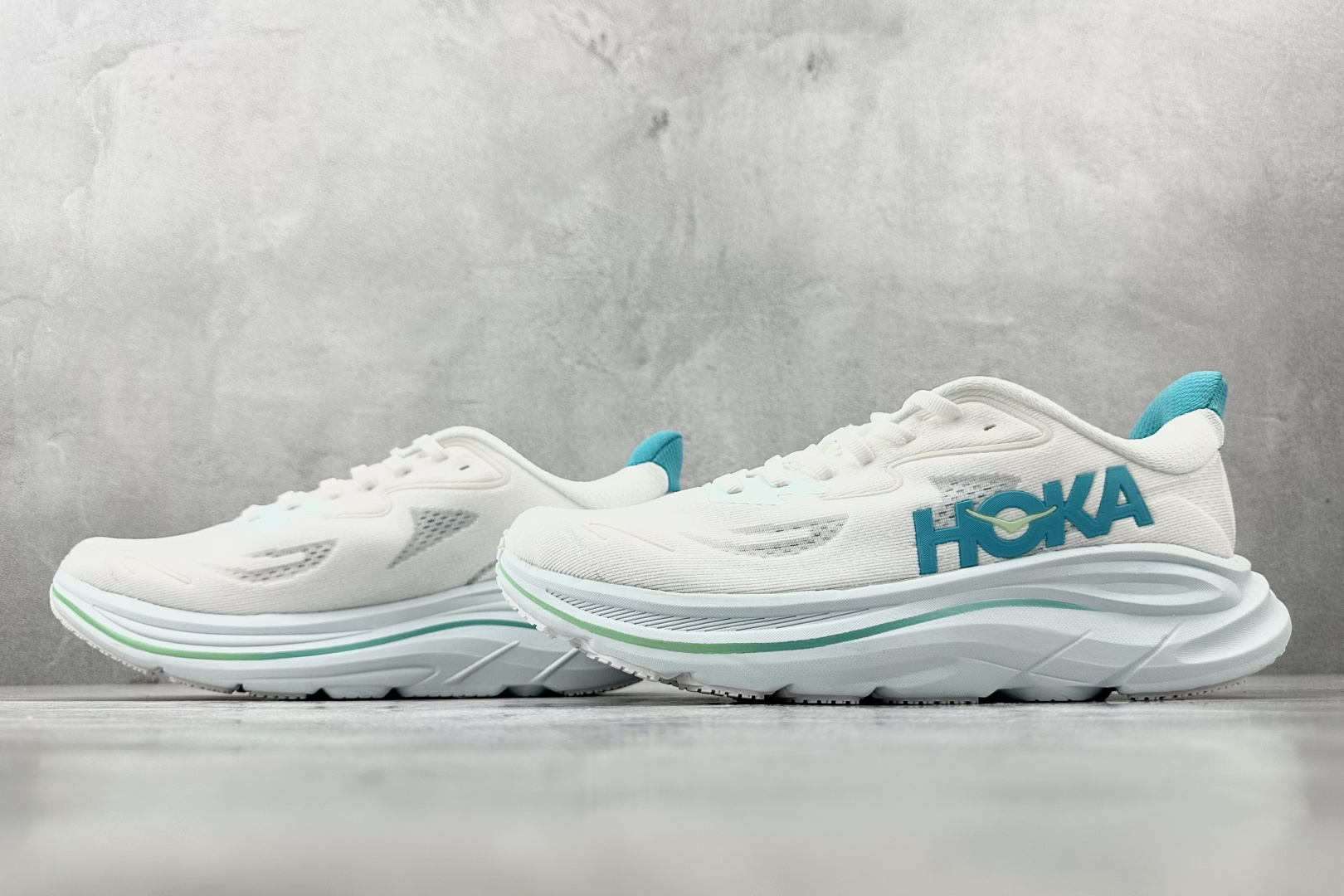 HOKA ONE ONE CLIFTON 10 白蓝 1162031-WTCL