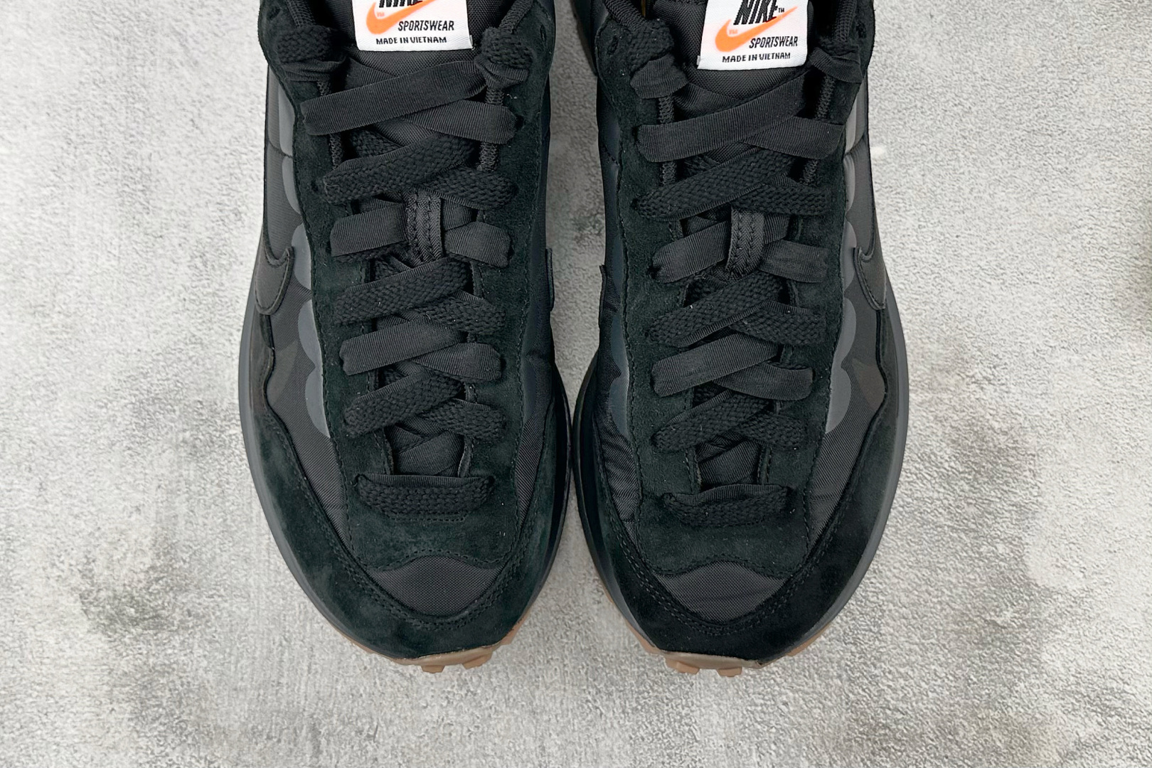 240 Sacai x Nike VaporWaffle black and gum 黑生胶 黑色 DD1875-001