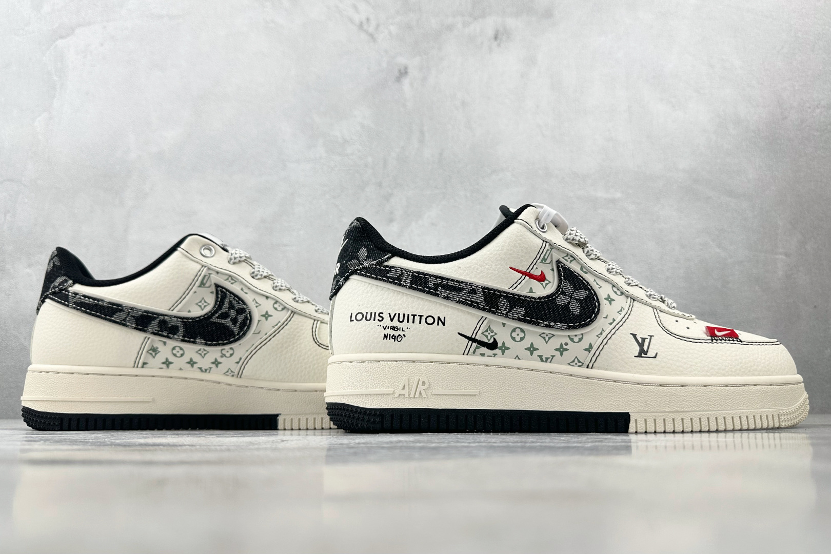 260 Nike Air Force 1'07 LV 联名 米白黑 YX5066-341-Chinese UA Cheap High Quatity Brand Clothes Bags handbags Sneakers wholesale wholesaler seller from China Factory suppliers Fashion Clothing Shoes best Quality Beautiful Price 260 Nike Air Force 1'07 LV 联名 米白黑 YX5066-341