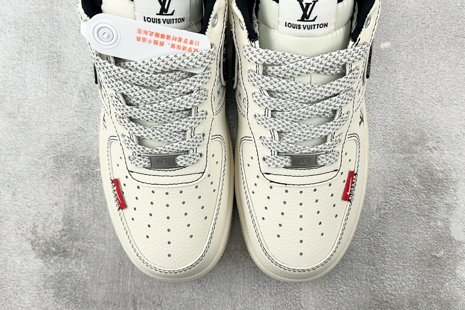 260 Nike Air Force 1'07 LV 联名 米白黑 YX5066-341-Chinese UA Cheap High Quatity Brand Clothes Bags handbags Sneakers wholesale wholesaler seller from China Factory suppliers Fashion Clothing Shoes best Quality Beautiful Price 260 Nike Air Force 1'07 LV 联名 米白黑 YX5066-341