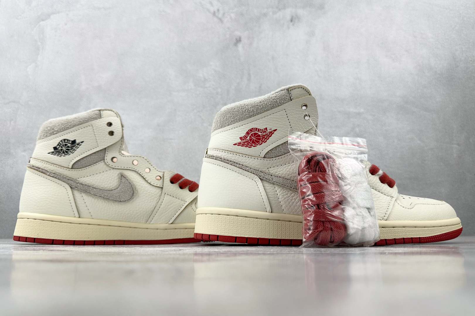 A版/头层 260 Jordan Air Jordan 1 High OG WMNS ”Sail/Cinnabar”RARE AIR米橙 DB4612-100