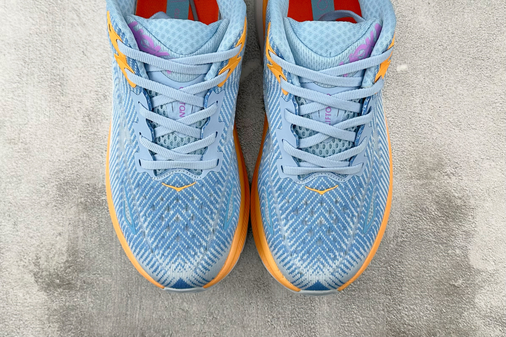 170 HOKA ONE ONE Clifton 9 蓝橙 1127896-ABIW