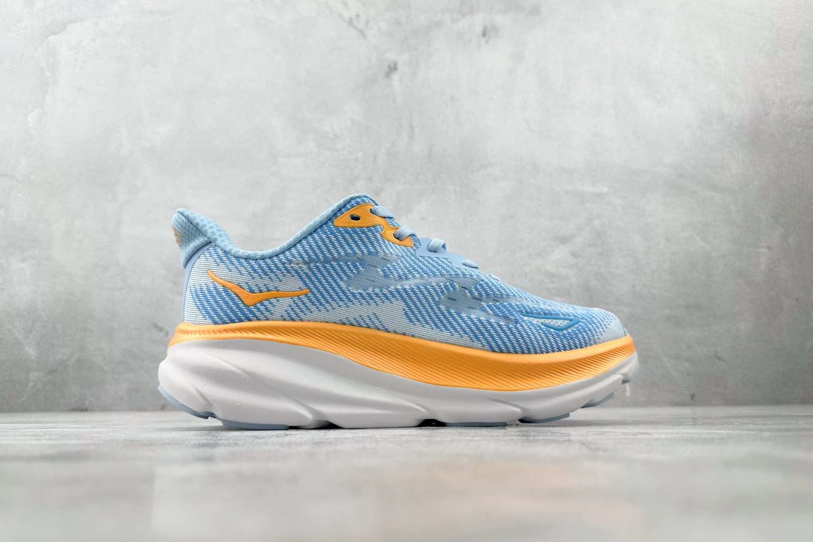 170 HOKA ONE ONE Clifton 9 蓝橙 1127896-ABIW