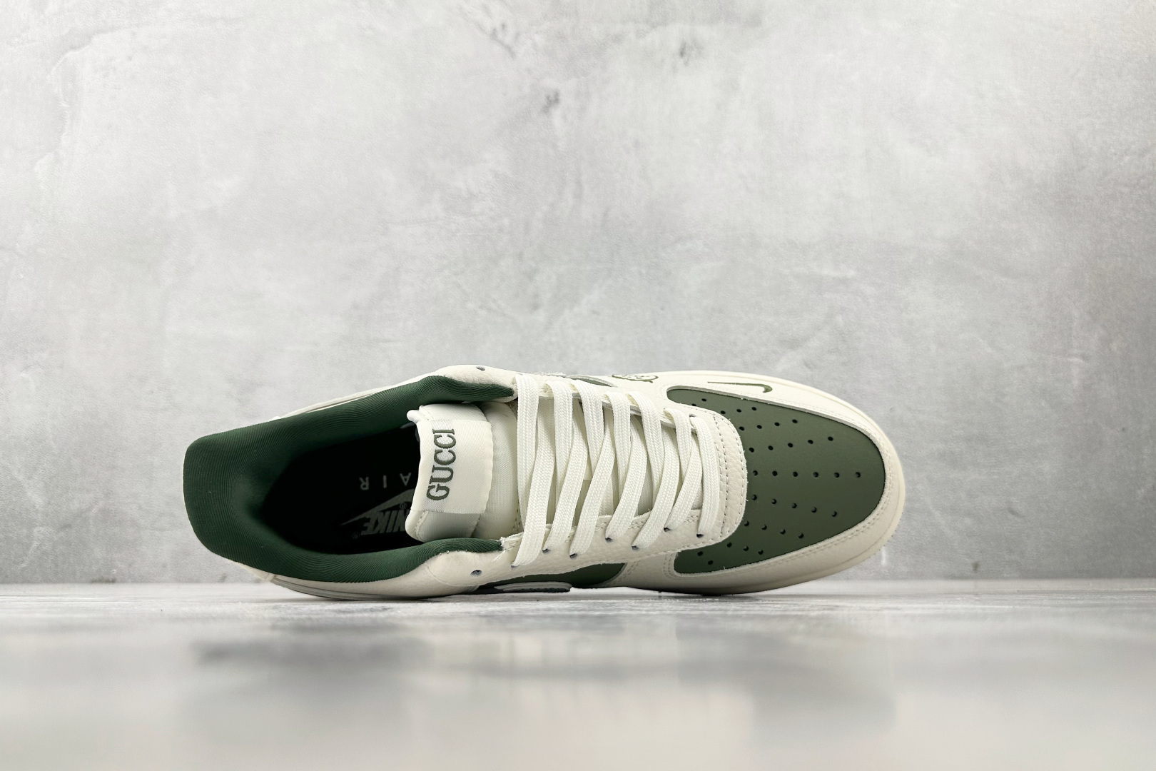 260 Nike Air Force 1'07 GUCCI 联名 白绿 KK1988-095