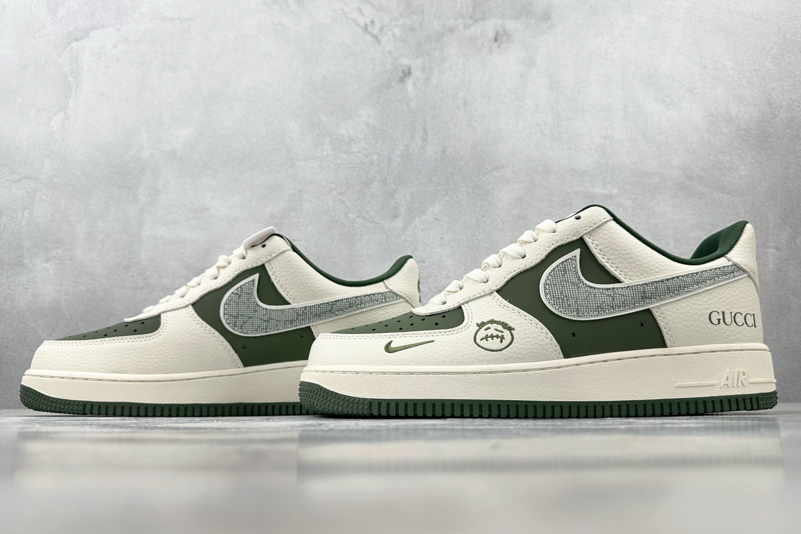 260 Nike Air Force 1'07 GUCCI 联名 白绿 KK1988-095