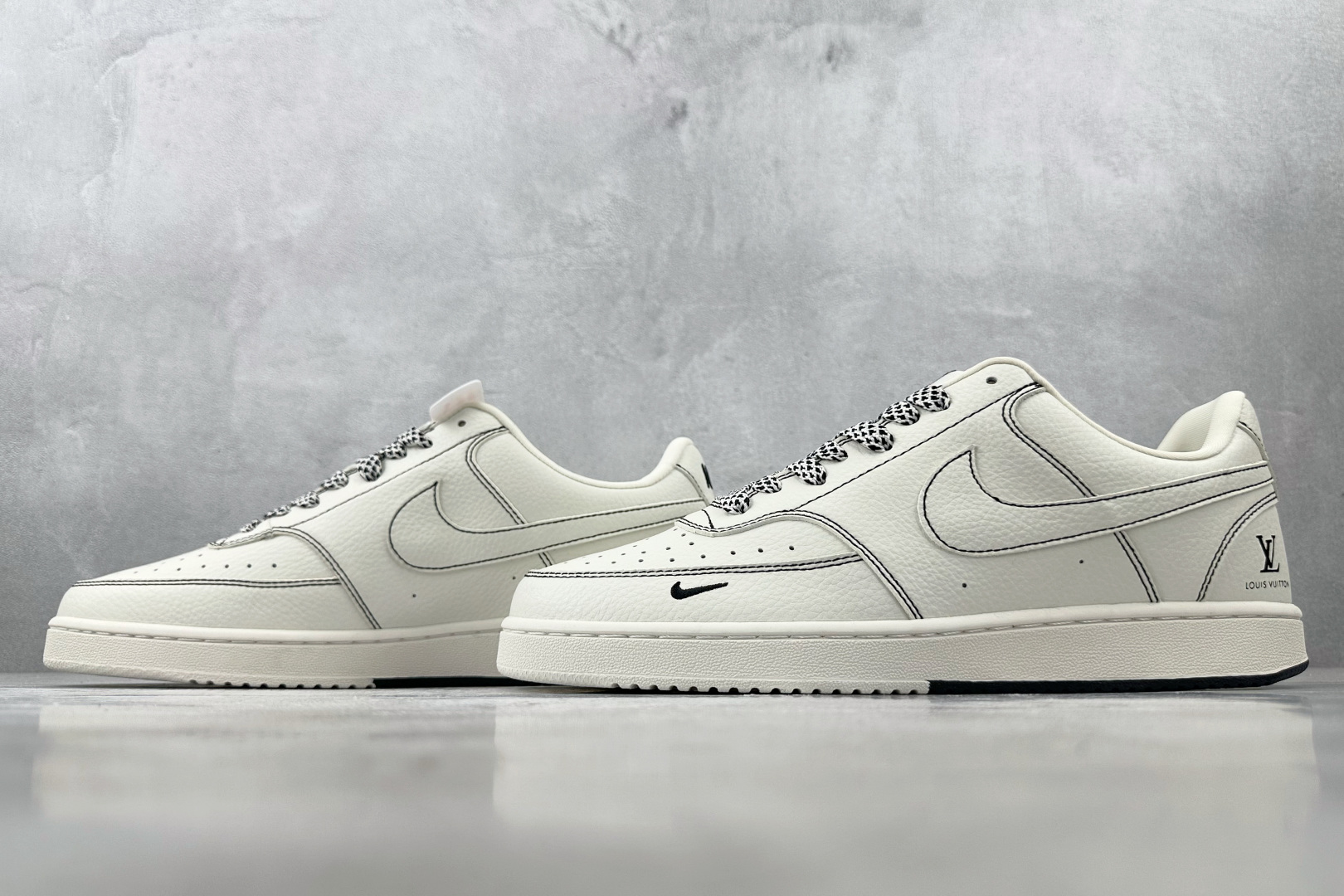 260 Nike Air Force 1'07 LV 联名 米白黑 CS5288-016