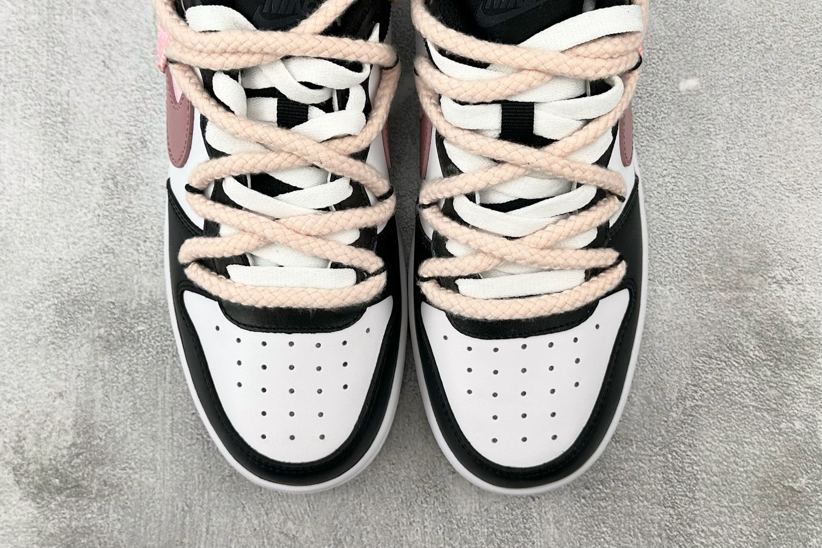 K13特价 
【定制球鞋】Nike Court Borough 2 暗黑粉玫GS 黑粉

货号：BQ54