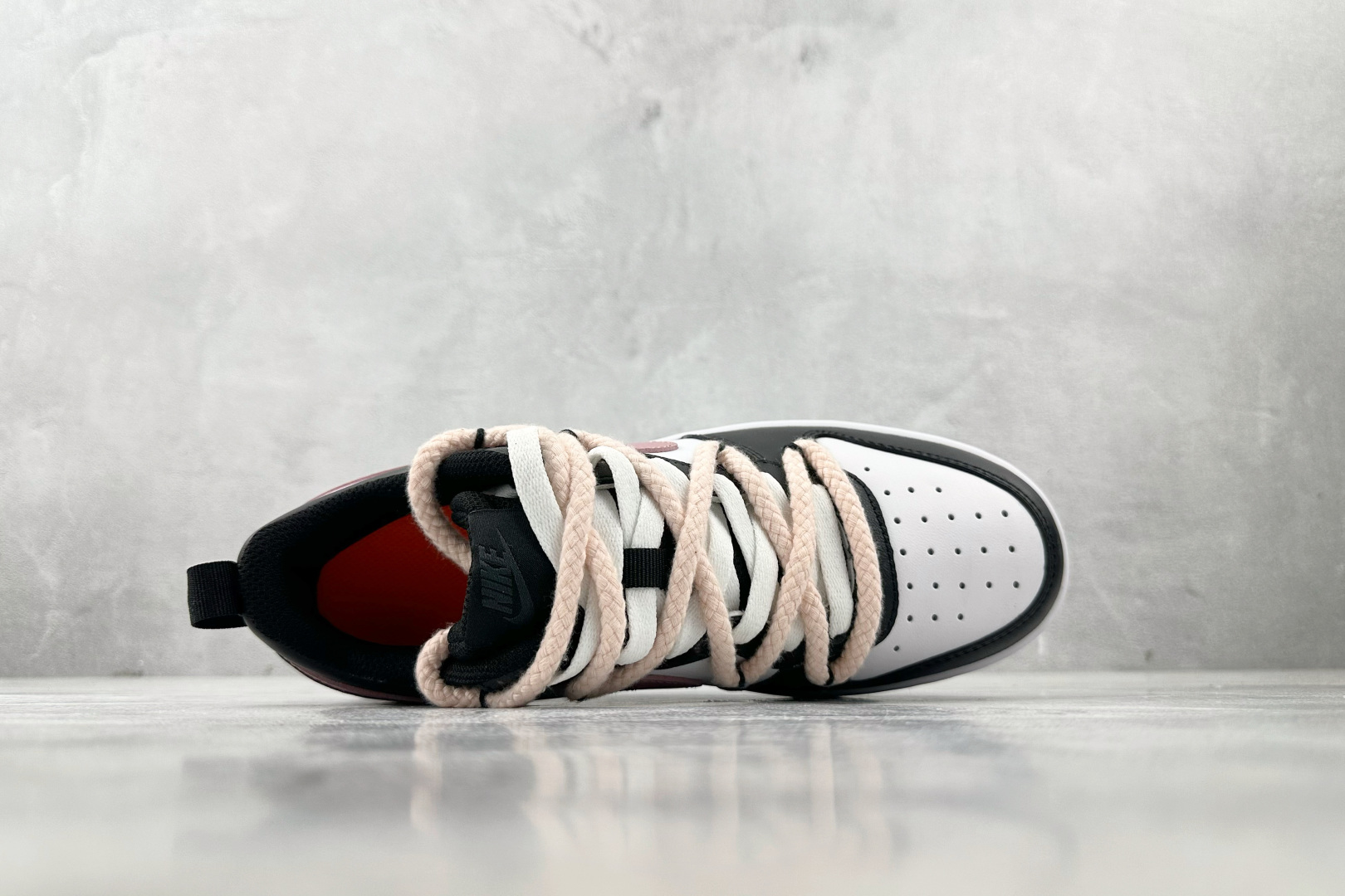 K13特价 
【定制球鞋】Nike Court Borough 2 暗黑粉玫GS 黑粉

货号：BQ54