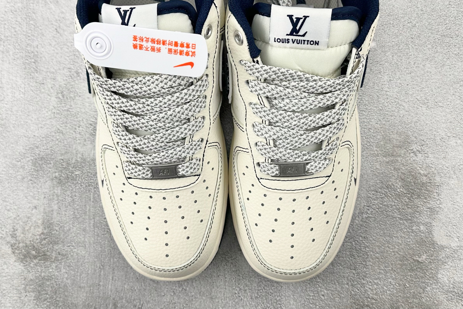 260 Nike Air Force 1'07 LV 联名 米白蓝 YX5066-345