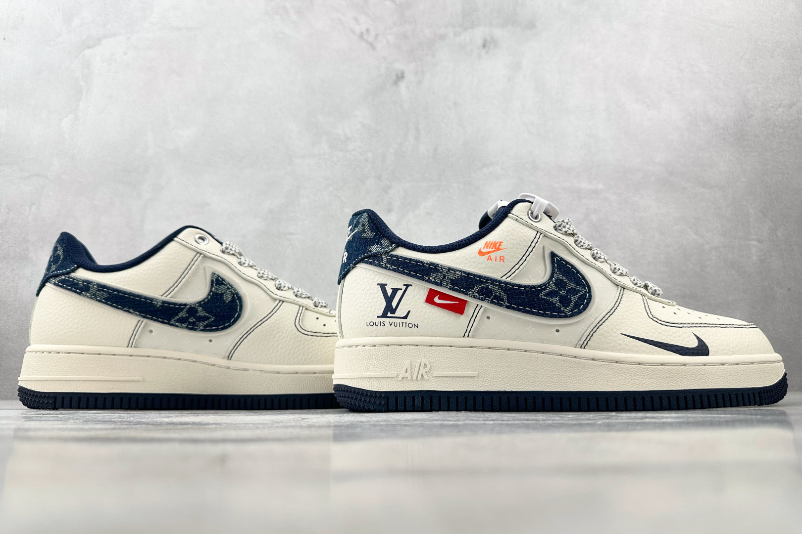 260 Nike Air Force 1'07 LV 联名 米白蓝 YX5066-345