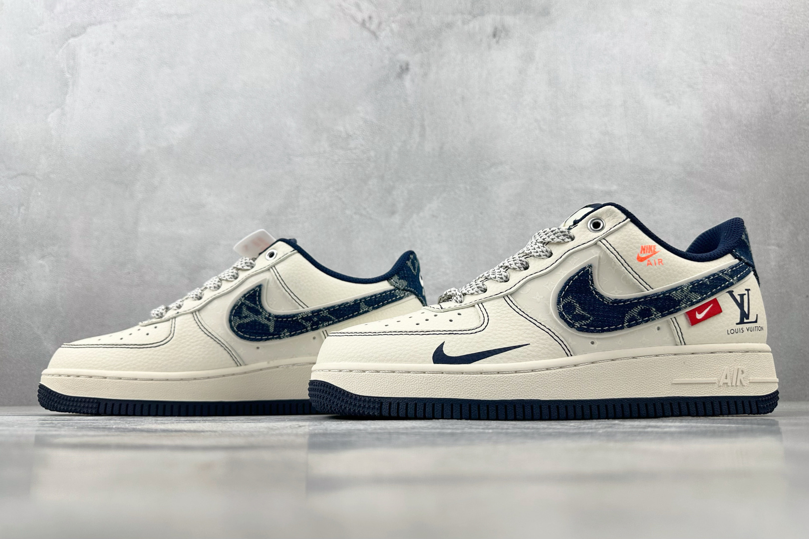 260 Nike Air Force 1'07 LV 联名 米白蓝 YX5066-345