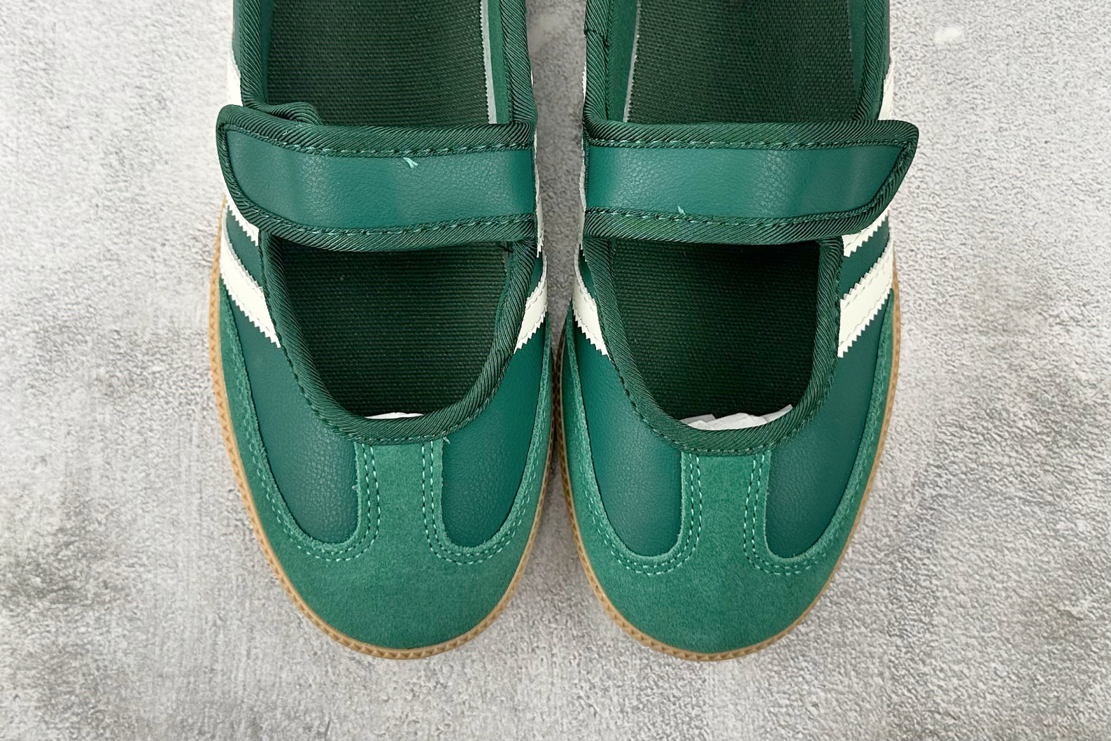 160 出口订单 adidas originals Samba Jane 绿白色 JR7340