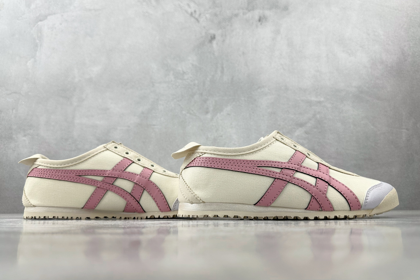 图片[6]-SC  渠道特供 【定制球鞋】Onitsuka Tiger鬼塚虎 MEXICO 66 黑豹定制 芭蕾恋人米黄粉 货号：1183A360-205 尺码：36 36.5 37.5 38 38.5 39 40 40.5 41 42 42.5 43 44-选品中心