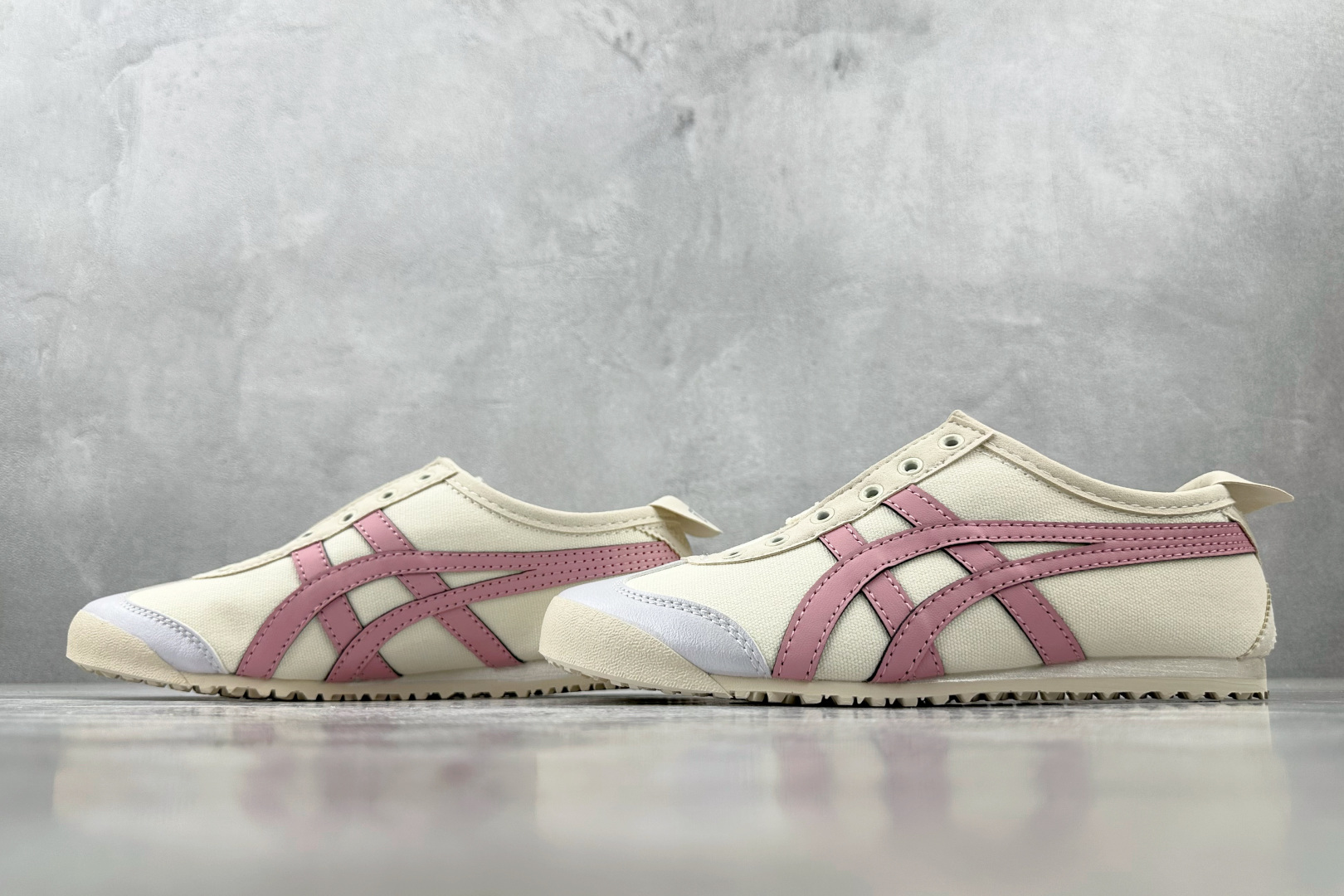 图片[5]-SC  渠道特供 【定制球鞋】Onitsuka Tiger鬼塚虎 MEXICO 66 黑豹定制 芭蕾恋人米黄粉 货号：1183A360-205 尺码：36 36.5 37.5 38 38.5 39 40 40.5 41 42 42.5 43 44-选品中心