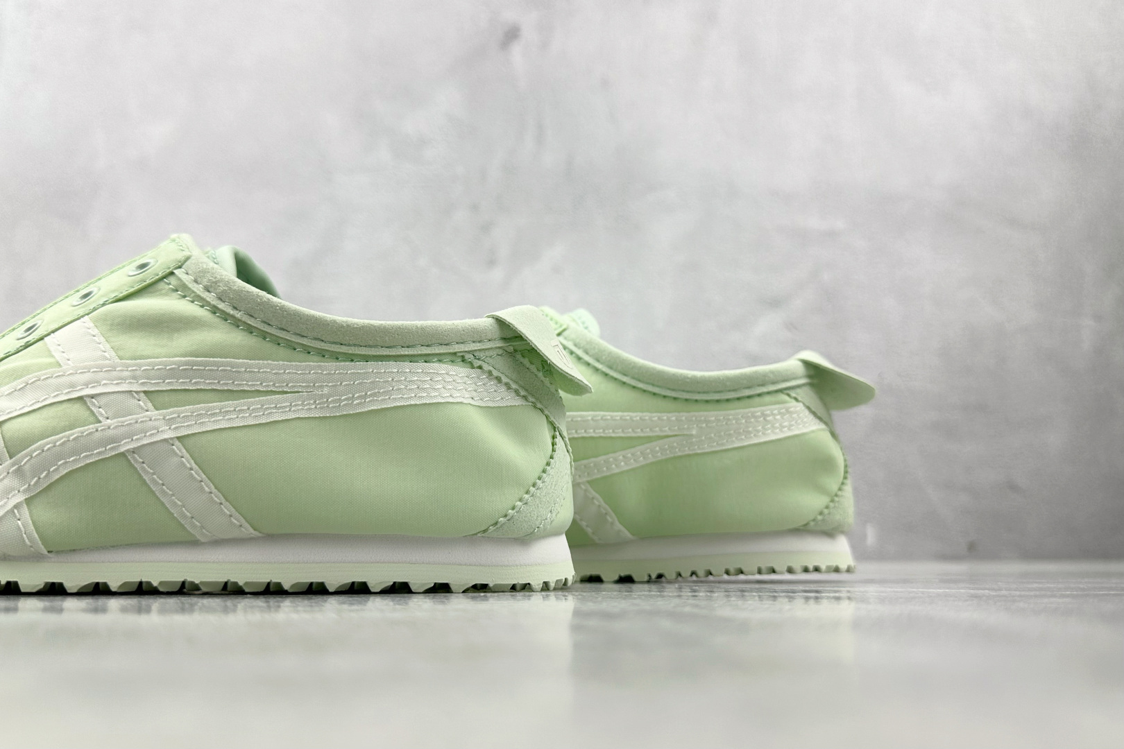 图片[8]-SC  渠道特供 Onitsuka Tiger鬼塚虎 MEXICO 66 slip-on 浅绿色 货号：1183B603-303 尺码：36 36.5 37.5 38 38.5 39 40 40.5 41 42 42.5 43 44-选品中心