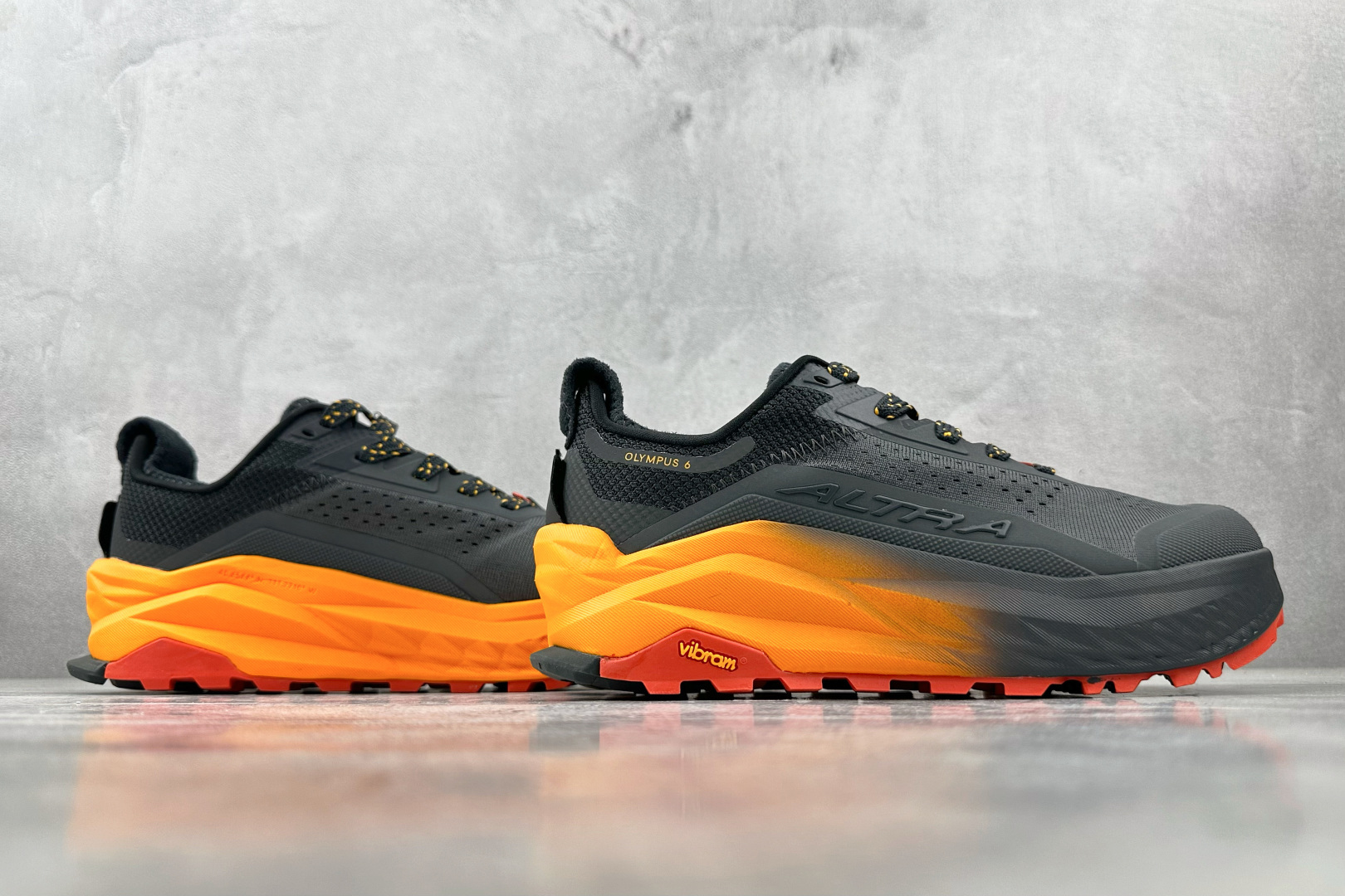 图片[6]-HK  平台专供 Altra OLYMPUS 6 黑橙 货号：AL0A85NJ-013 尺码：39 40 40.5 41 42 42.5 43 44 44.5 45-选品中心