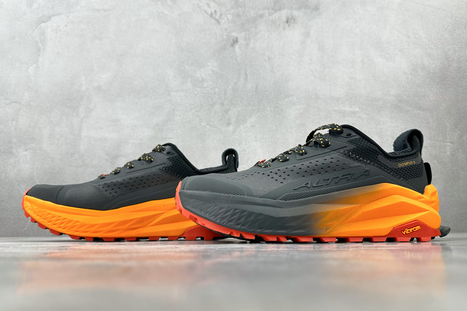 图片[5]-HK  平台专供 Altra OLYMPUS 6 黑橙 货号：AL0A85NJ-013 尺码：39 40 40.5 41 42 42.5 43 44 44.5 45-选品中心