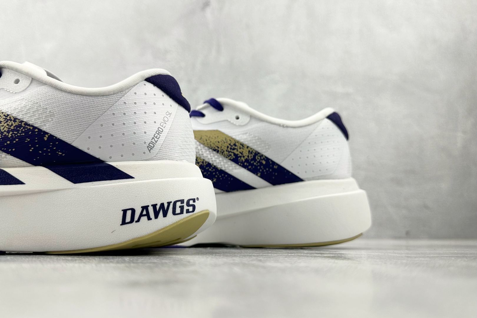 图片[8]-BS  纯原 adidas Adizero Evo SL 白紫 货号：JQ4578 尺码：40 40.5 41 42 42.5 43 44 44.5 45-选品中心