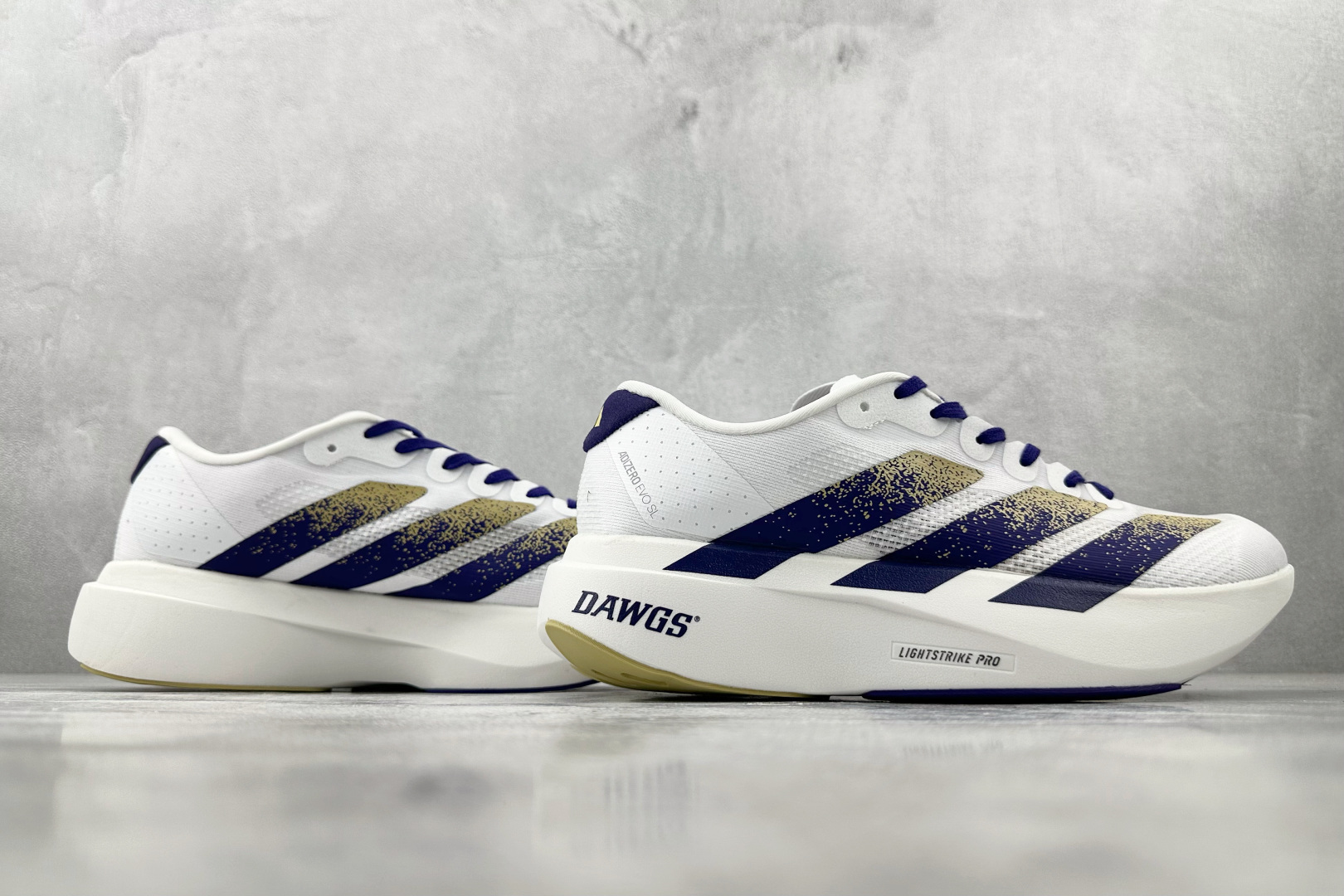 图片[6]-BS  纯原 adidas Adizero Evo SL 白紫 货号：JQ4578 尺码：40 40.5 41 42 42.5 43 44 44.5 45-选品中心