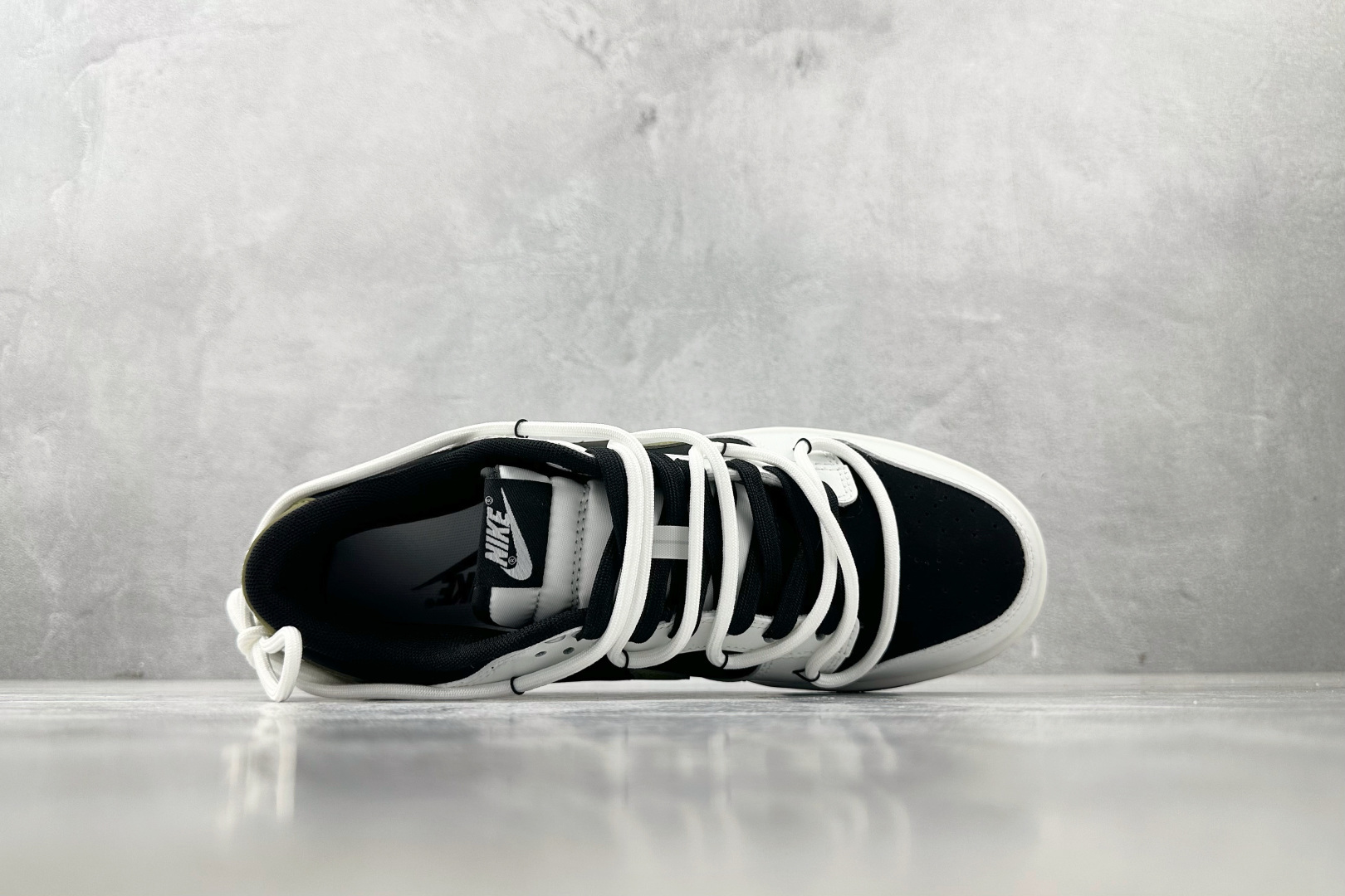 图片[3]-YC【定制球鞋】Nike Dunk 寻迹使者 白黑绿 货号：WG0414 024 尺码：40 40.5 41 42 42.5 43 44 44.5 45 46-选品中心