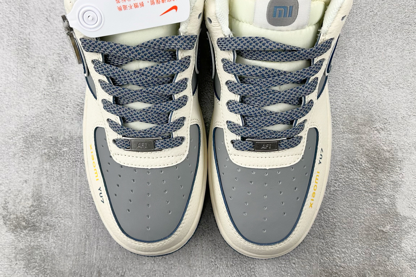 图片[7]-XC  Nike Air Force 1\’07 Xiaomi yu7 联名 白灰蓝 货号：XX3168 218 尺码：36 36.5 37.5 38 38.5 39 40 40.5 41 42 42.5 43 44 44.5 45-选品中心