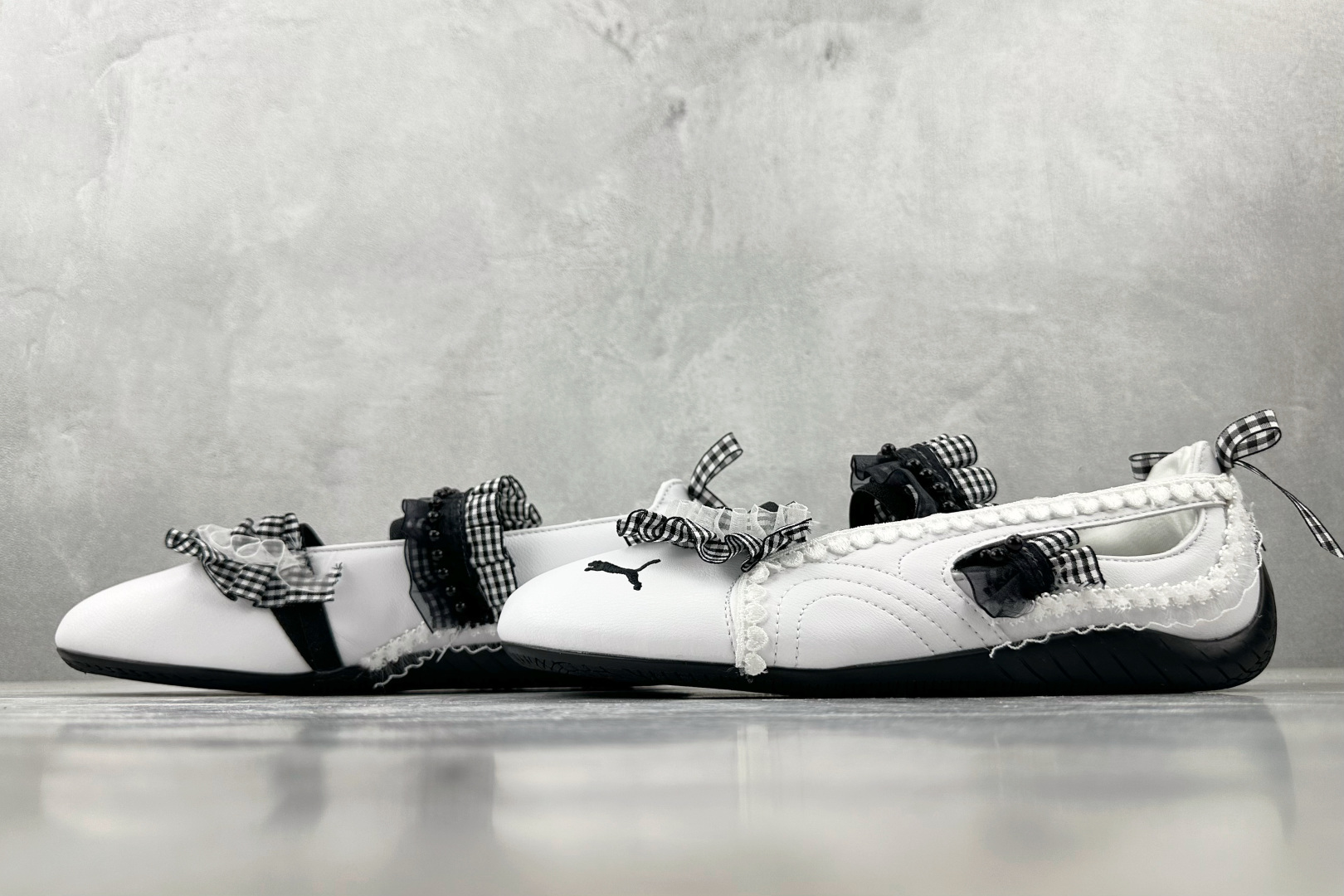 160 定制球鞋 PUMA Speedcat 系列 芭蕾序曲 白黑 403587-01